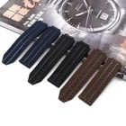 Watch Strap for Hublot Big Bang 17-25mm 19-25mm Silicone Black Blue White