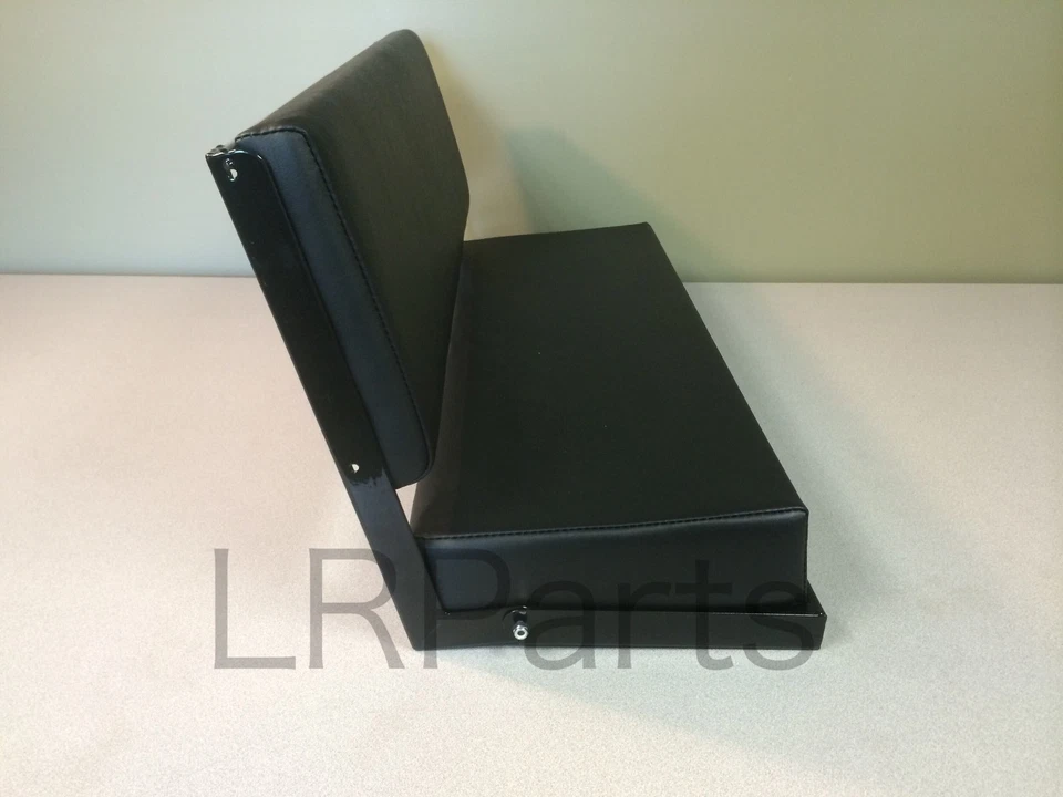 Juego de 2 asientos de banco trasero Land Rover Defender 90 vinilo negro nuevos 320737 Foto 3 de 4