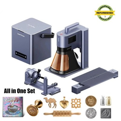 Refurbished LaserPecker LP5 20W Fiber Dual Laser Engraver Machine Air Purifier