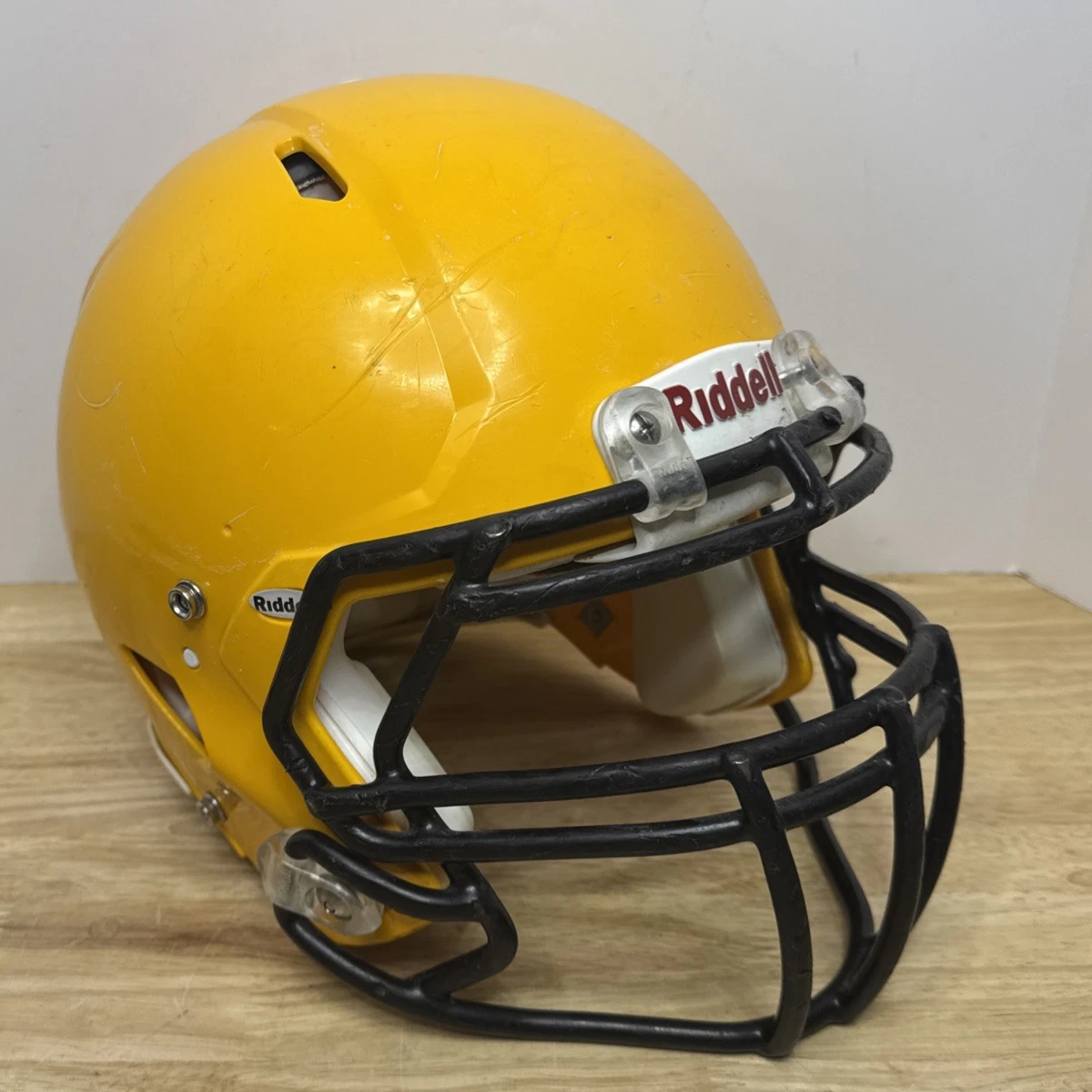 ebay riddell football helmets New England Patriots Revolution NFL Pocket Pro Helmet (Alterna WESTBROOKSPORTSCARDS elliptical air vents and official Colts helmet decals DETROIT LIONS NFL Riddell SPEED