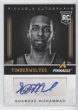 2013-14 Panini Pinnacle Auto Shabazz Muhammad #173 Auto 3s8