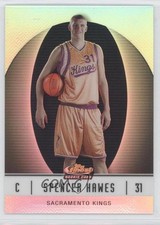 2006 Topps Finest 2007-08 Rookie White Refractor 44/319 Spencer Hawes #110 0b9