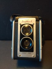Vintage KODAK DUAFLEX 620 Camera with KODET LENS w Leather Case made in USA
