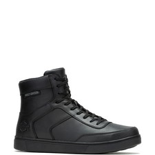 Harley-Davidson Grady D96306 Mens Black Leather Lifestyle Sneakers Shoes 2