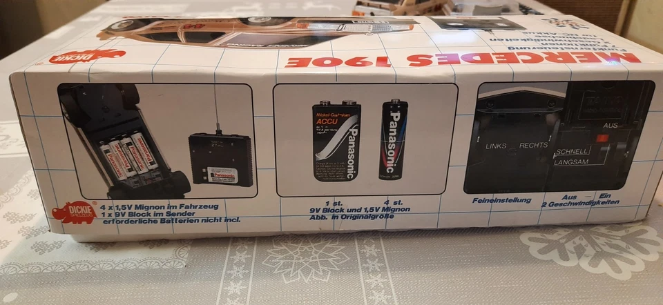 Mercedes-Benz 190E Ferngesteuert Auto RC Vintage Spielzeug Taiyo Dickie - Bild 4 von 4