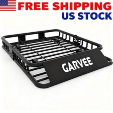 46x36x4.5 Heavy-duty Global Roof Rack Cargo Basket With 220 Lb Capacity Steel