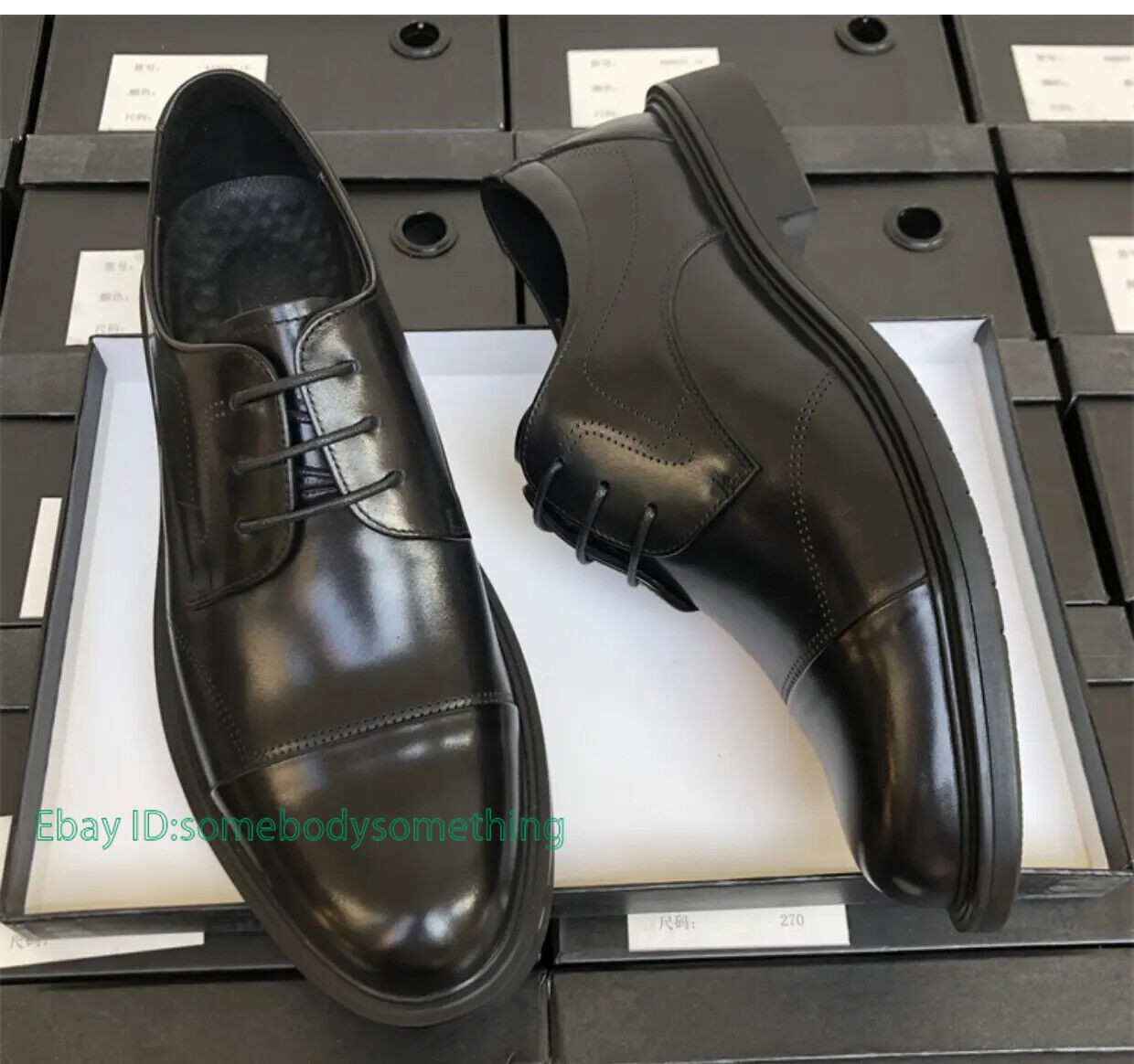 SAOLA Scarpe uomo stringate eleganti sera festa matrimonio business vera pelle misura