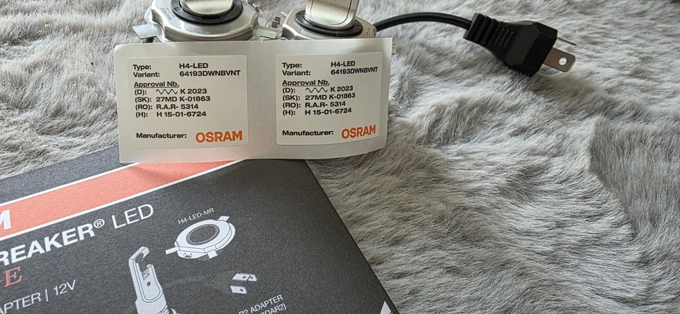 2x OSRAM H4 NIGHT BREAKER LED VINTAGE Warmweiß Gelb 3000K Straßenzulassung - Bild 3 von 4