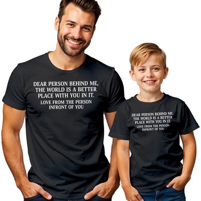 Herren und Kinder Person hinter mir Bewusstsein für psychische Gesundheit...