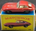 VINTAGE MATCHBOX LESNEY No. 32 F Type Jaguar   Mint Grade
