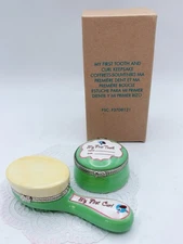 Avon Baby's My First Tooth and My First Curl Trinket Boxes Ceramic Keepsakes