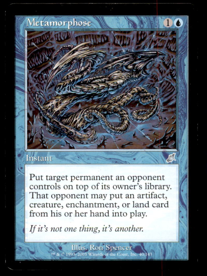 MTG Metamorphose LP Light Play Scourge [2478]