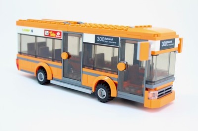 LEGO  City Bus MOC ähnlich dem aus Set 7641 orange gebraucht