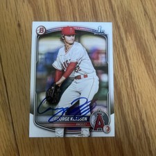 2025 Bowman Chrome Prospects George Klassen #BP-63 SIGNED IP Autograph
