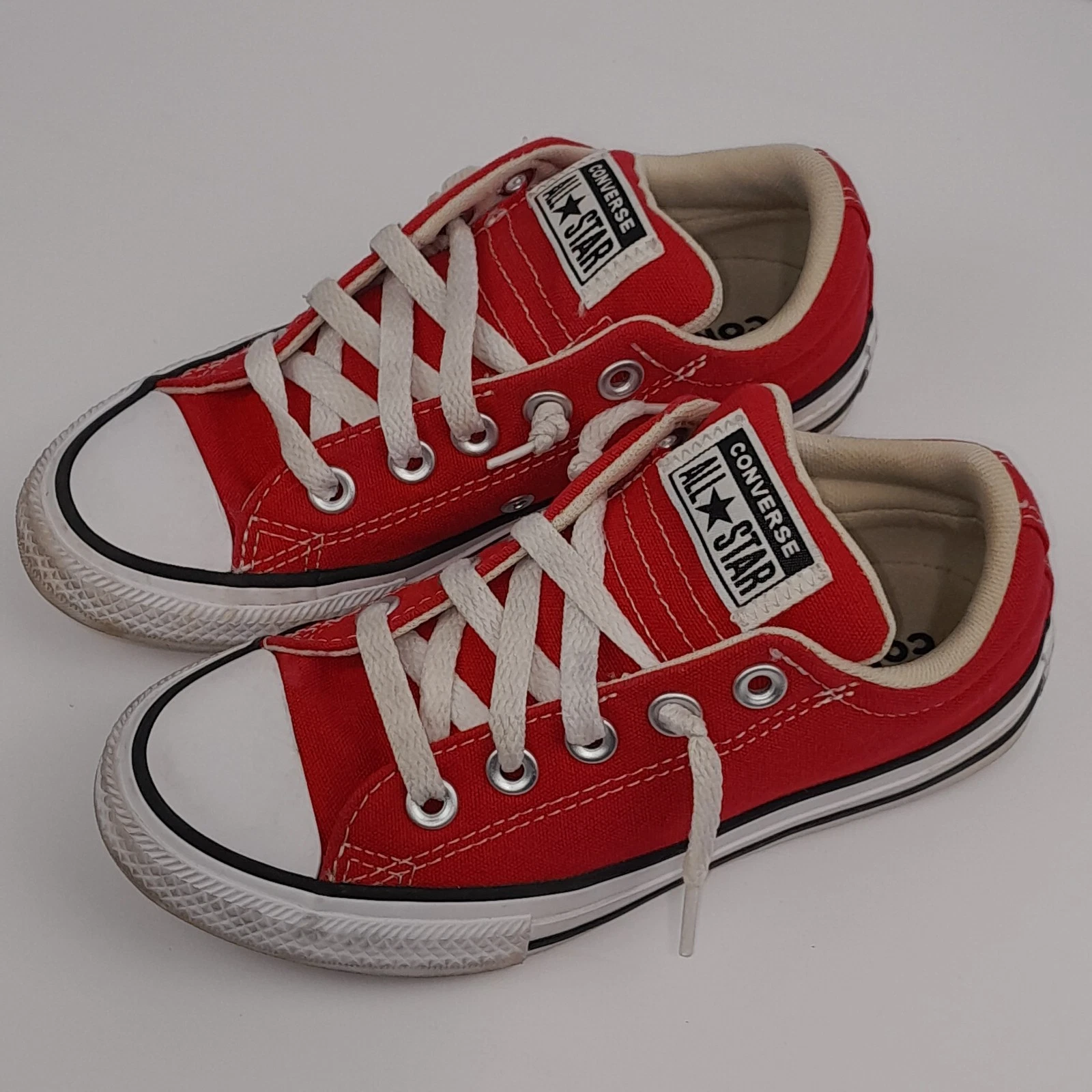 Sneakers Converse Chuck Taylor Youth 13 rosse tela basse All Star A01700F
