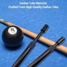 Billiard Cue Extension Carbon Tube Adjustable Length Compatible With Mezz ZPRQ