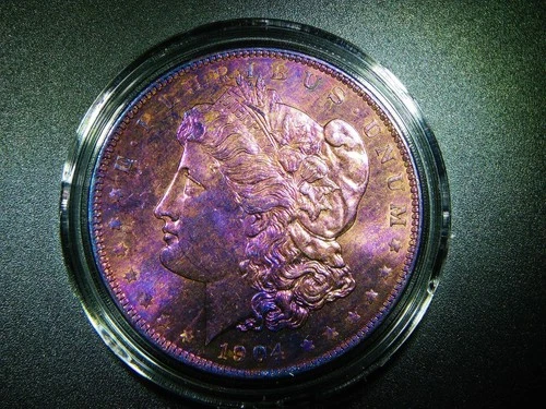 CHOICE MS DETAIL 1904-O MORGAN DOLLAR BEAUTIFULLY TONED NICE COLLECTOR COIN-1615
