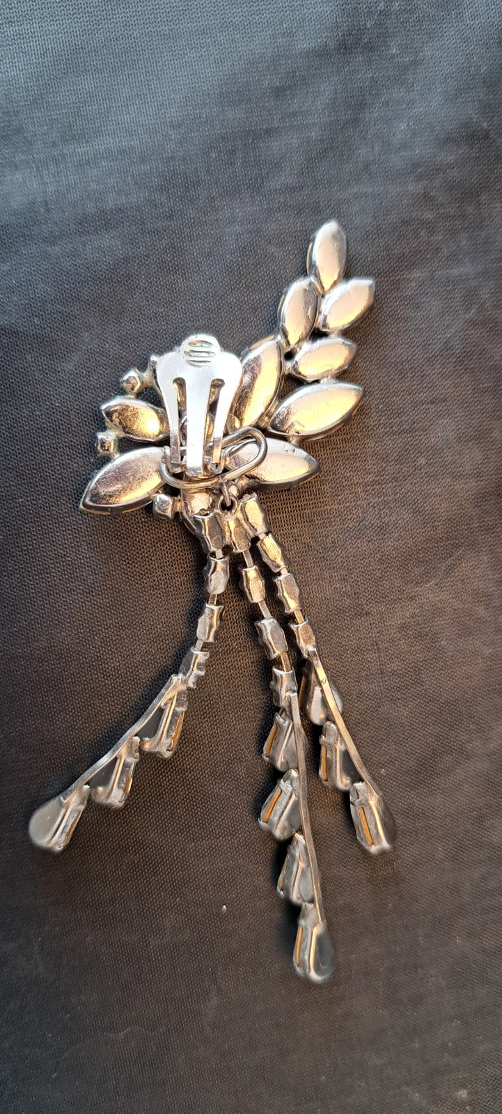 AMAZING Adjustable Dangle Clear Crystal Rhineston… - image 8