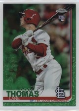 2019 Topps Chrome Update Target Green Refractor 20/99 Lane Thomas #26 1oq8