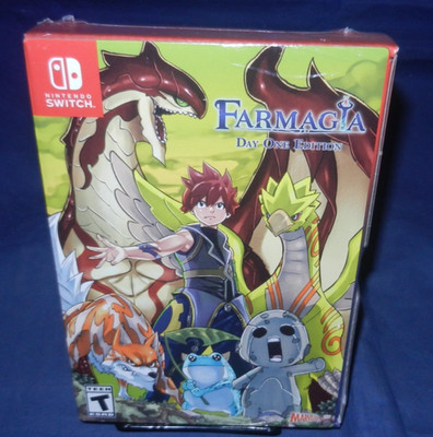 Switch; NEW Factory Sealed, Farmagia Day One Edition, w/Soundtrack CD, Art Book