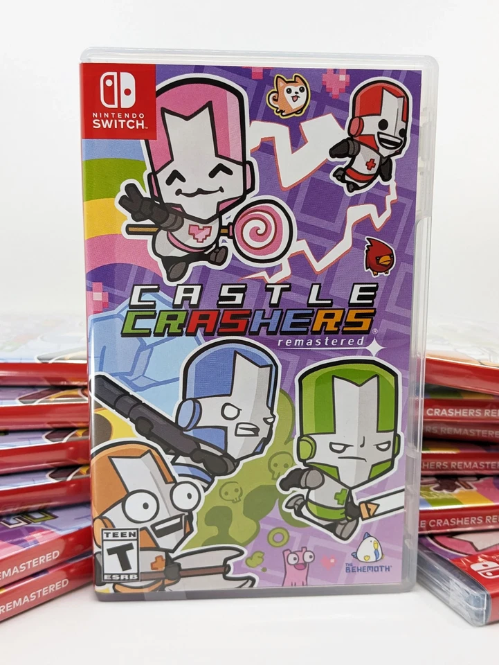 Castle Crashers Remastered | Stickers + Manual Nintendo Switch Brand New Sealed - Image 2 of 4