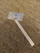 Vintage Sears Craftsman 9-4029 Stainless Steel Protractor USA Made