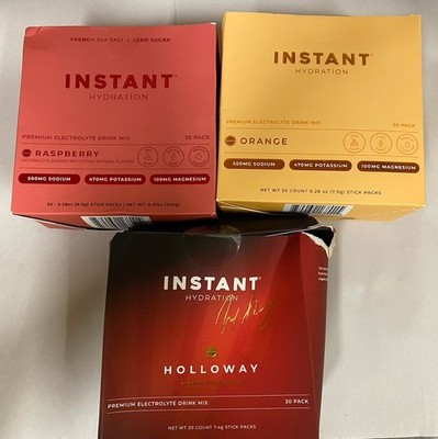 Instant Hydration Electrolyte Powder Packets, Mix Flavors(90 Total Packets)2027