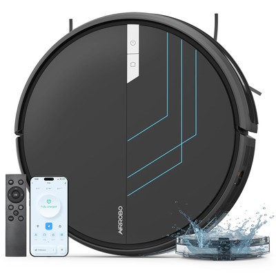 AIRROBO Robot Vacuum and Mop, 3000Pa Powerful Suction Robot Vacuum Cleaner wi...