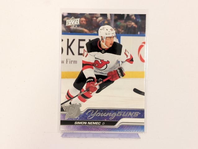 2023-24 Upper Deck Simon Nemec #727 Young Guns RC New Jersey Devils