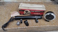 Nos 1950s Clear Hooters Hf160 6-volt Dry Battery Horn Classic Motorcycle Bicycle