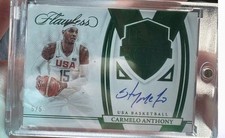 CARMELO ANTHONY 2021 PANINI FLAWLESS USA BASKETBALL EMERALD AUTO 5/5 eBay 1/1