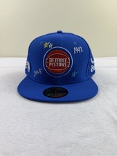 RARE New Era 59FIFTY NBA Detroit Pistons Logo Champs 1941 Fitted Hat 7 1/2