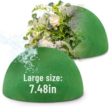 Floral Foam Half Ball 7.48" for Floral Arrangements, round Floral Foam Half Ball