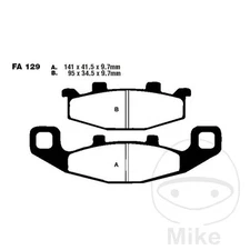 46734-V semi-sintered brake pads compatible with Suzuki GS 500 EU 34 HP,