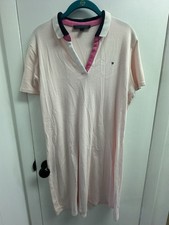Tommy Hilfiger Pink Polo Dress Size Large. Cotton