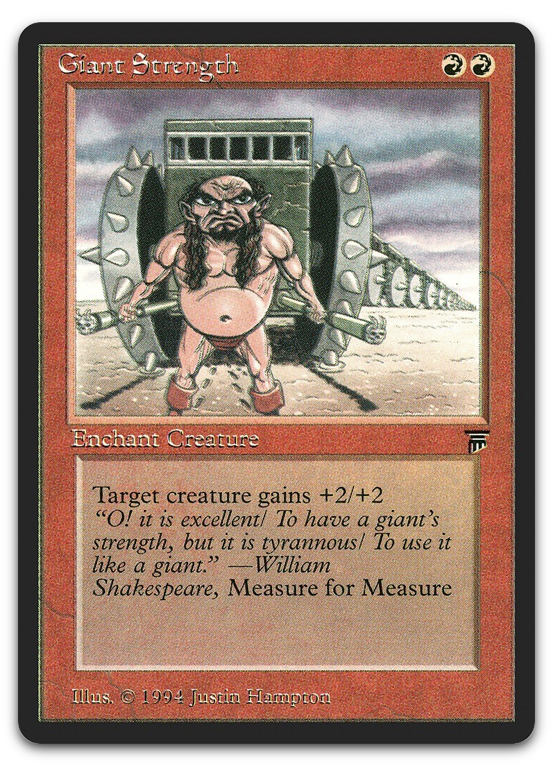 Giant Strength (NM) Legends LEG Magic MTG