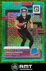 2022 Panini Donruss Drake London Optic Rated RC Preview Green Mojo Falcons
