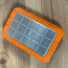 LaCie Rugged Triple External Hard Drive Silver Orange Portable USB 3.0/2.0 1TB