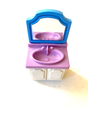Little Tikes Dollhouse Grand Mansion Furniture: BATHROOM VANITY Sink Cabinet