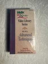 FolkArt One Stroke VHS Vol 3 Advanced Techniques Donna Dewberry Sealed New Y2K