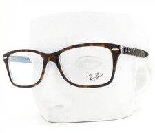 Ray-Ban Eyeglasses RB5428 5883 Unisex Glasses Brown Havana on Blue 53mm w/case