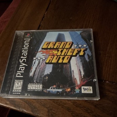 Grand Theft Auto GTA Sony PlayStation 1 PS1 w/ Case & Manual M NTSC 1998