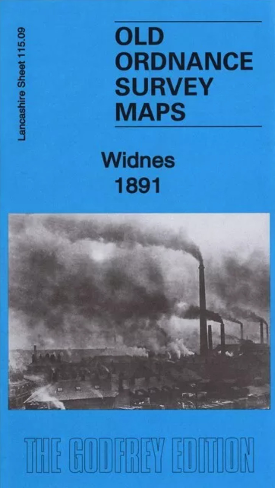 MAP OF Widnes 1891 Lancashire Sheet 115.09 NEW 9781787213180