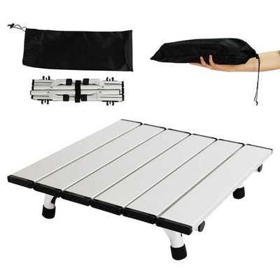 Kleiner Campingtisch 800g 9,5cm Aluminium klappbar tragbar - Outdoor Einsatz