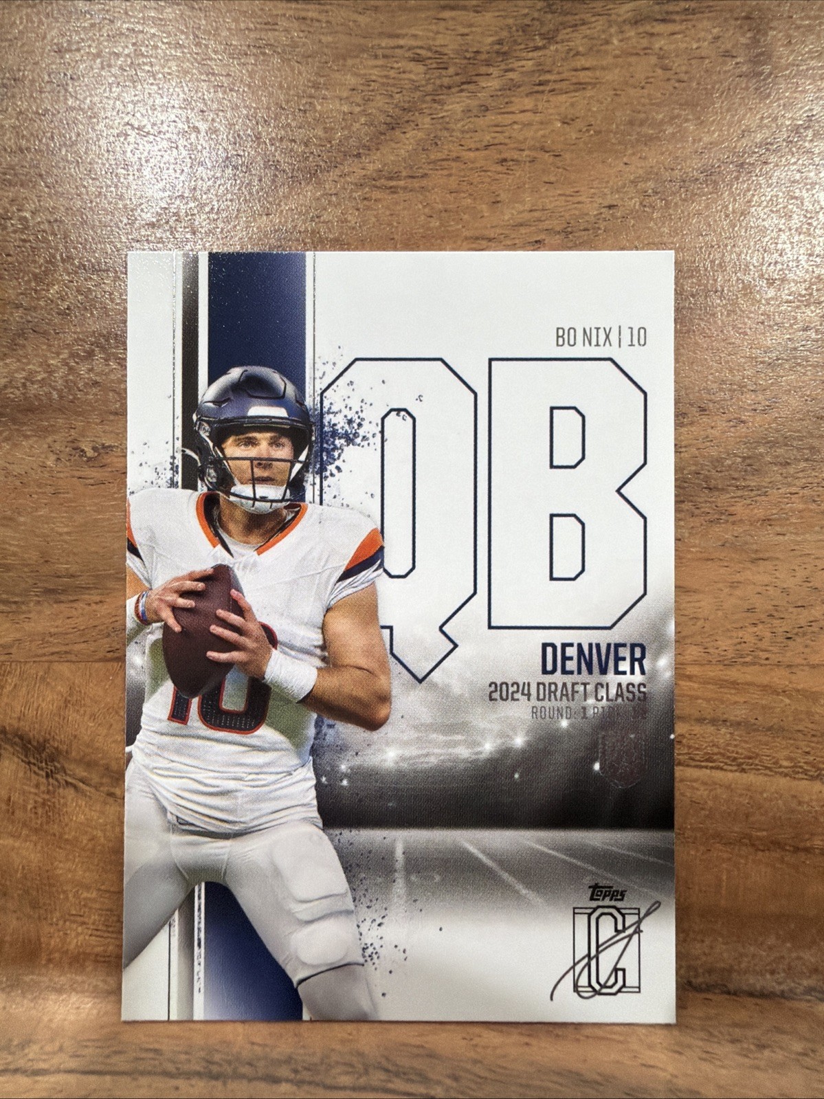 2024 Topps Signature Class - Rookies Bo Nix #100 (RC)