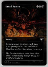 Dread Return (Borderless) 637 CMM C Commander Masters MTG
