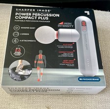 Sharper Image Power Percussion Compact Plus Portable Massager - NEW SEALED NIB