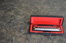 Airstream Harmonica Made By Vintage Instrument Maker Hohner - W/ Case