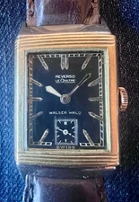 Vintage Jaeger-LeCoultre 1930s Reverso 18k & SS 2-tone Very Rare & All Original