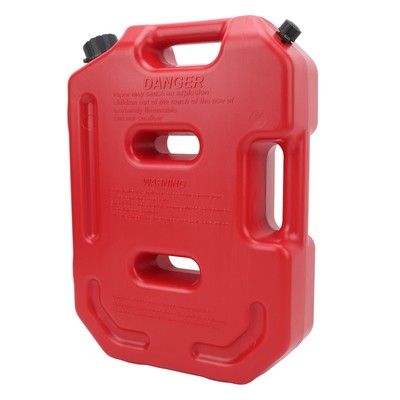 Gas Can 2.6 Gallon Or 10L SUV Spare Petrol Tank Red Car Motorcycle ATV UTV Oil